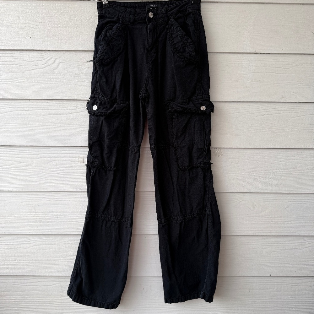 Forever 21 Y2K Cargo Pants | Size XS | Low Rise Baggy Utility Pants | 2000s Styl